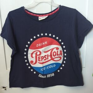 Pepsi Women's Short Sleeve Tee. Worn once. Fabric tag removed.